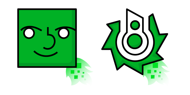 Geometry Dash Cube 62 and Ball 9