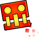 Geometry Dash Cube 70 and Ship 9 pointer