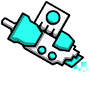 Geometry Dash Cube 81 and Ship 18 cursor