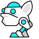 Geometry Dash Waves 21 and Robots 12 cursor