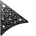 Black Glitter pointer