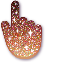 Brown Glitter cursor