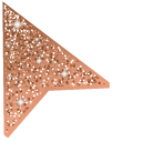Burnt Sienna Glitter pointer