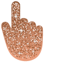 Burnt Sienna Glitter cursor