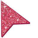 Cerise Pink Glitter pointer