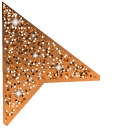 Cocoa Brown Glitter pointer