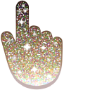 Coffee Brown Glitter cursor