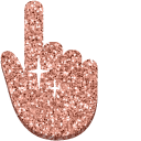 Copper Glitter cursor