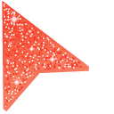 Coral Glitter pointer