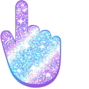 Custom Cursor Glitter cursor