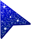 Dark Blue Glitter pointer
