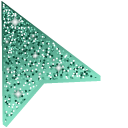 Dark Spring Green Glitter pointer