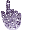 English Violet Glitter cursor