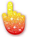 Fire Flame Glitter cursor