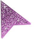 French Mauve Glitter pointer