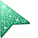 Green Glitter pointer