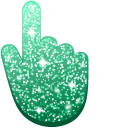 Green Glitter cursor