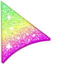 Green Pink Ice Cream Glitter pointer