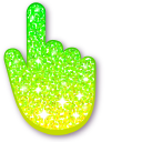 Green Summer Grass Glitter cursor