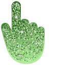 Green Tea Glitter cursor