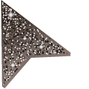 Jet Black Glitter pointer