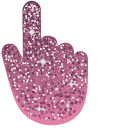 Lavender Pink Glitter cursor