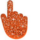 Orange Glitter cursor
