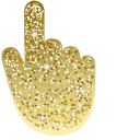 Saffron Yellow Glitter cursor