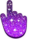 Shades of Violet Glitter cursor