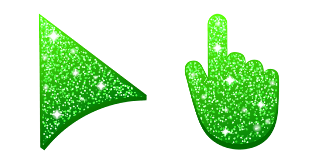 Spring Green Glitter