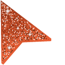 Tangelo Orange Glitter pointer