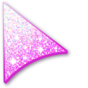 White-Pink Glitter pointer