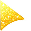 Yellow Glitter pointer