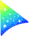 Yellow-Green-Blue Glitter pointer