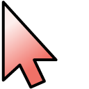 Bittersweet Red Gradient pointer