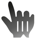 Black Graphite Gradient cursor