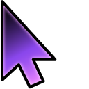Black Purple Glow Gradient pointer
