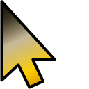 Black Yellow Gradient pointer