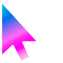 Bubble Gum Gradient pointer