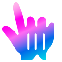 Bubble Gum Gradient cursor