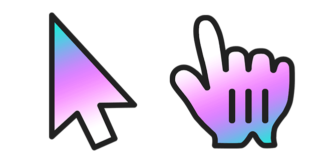 Custom Cursor Logo Gradient