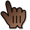 Dark Chocolate Gradient cursor