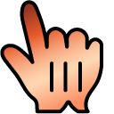 Desert Landscape Gradient cursor