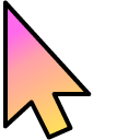 Gentle Sunset Gradient pointer