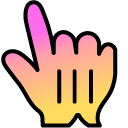 Gentle Sunset Gradient cursor