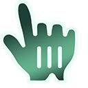 Green Bottle Glass Gradient cursor