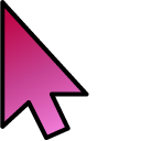 Hot Pink Gradient pointer
