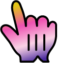 Ice Fruit Cocktail Gradient cursor