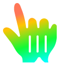 Infrared Radiation Gradient cursor