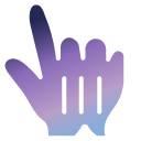 Lavender Field Gradient cursor